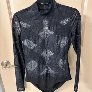 Free People Midnight Lace Bodysuit